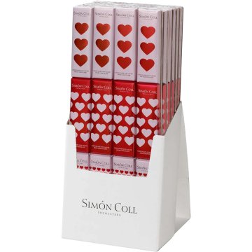 Chocolatina Simón Coll Corazones 18 Gr Pack 3