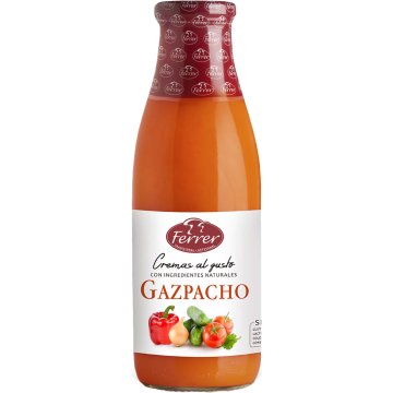 Gazpacho Ferrer Original Botella Vidrio 750 Ml