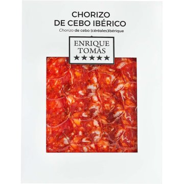 Chorizo Enrique Tomás De Cebo Iberico Loncheado Al Vacío 80 Gr