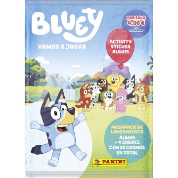 Megapack Panini Bluey 2 álbum+4sobres
