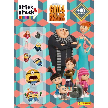Stick&color Panini Gru 4 Mi Villano Preferido