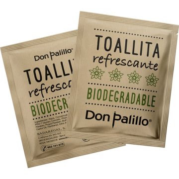 Toallitas Refrescantes Don Palillo Biodegradables Estuche 100 U
