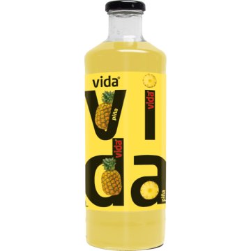 Zumo Vida Piña 50% Mínimo Vidrio 1 Lt Sr