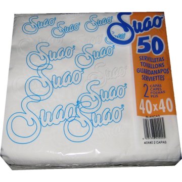 Tovallons Suao Sanefa Blanques 40x40 2 Capes Pack 50