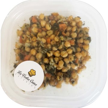 Cigrons Rostitot Gourmet Amb Espinacs Safata 250 Gr