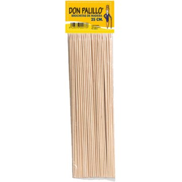 Broqueta Badaregal 25 Cm 10 Packs De 100 U