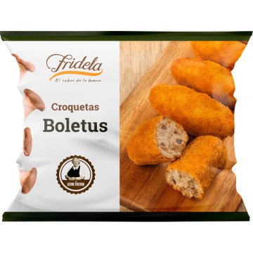 Croquetas Fridela Boletus Congeladas Bolsa 500 Gr