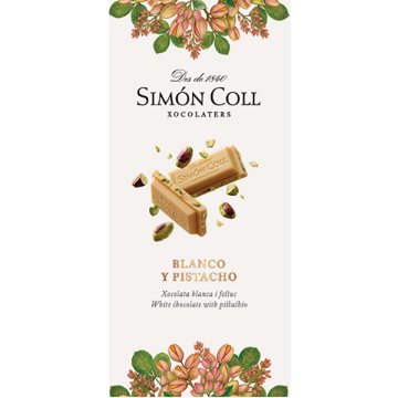 Xocolata Simón Coll Blanc I Festuc Rajola 100 Gr