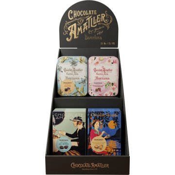 Expositor Xocolata Amatller Fulles I Flors 20 Llaunes