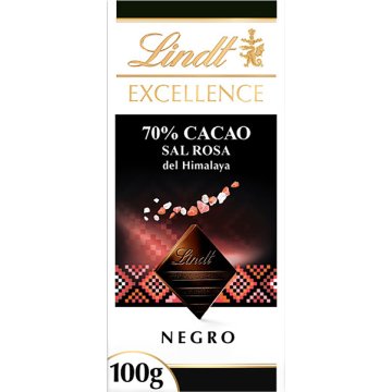 Xocolata Lindt Excellence 70% Cacau I Sal De L'himalaia Rajola 100 Gr