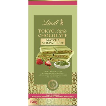 Xocolata Lindt Tokyo Style Matxa I Maduixa Rajola 145 Gr