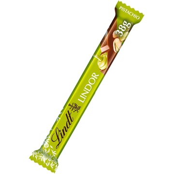 Chocolatina Lindt Lindor Con Leche Y Pistacho Stick 38 Gr
