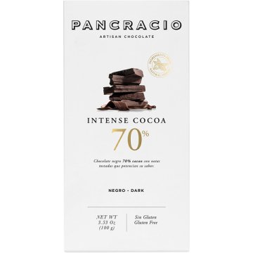 Chocolate Pancracio Intense Cocoa 70% Negro Tableta 100 Gr