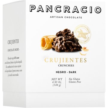 Chocolate Pancracio Crujientes Negro Box 140 Gr