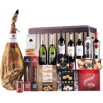 Caja Madera Navidad Cava 3 Botellas Ref.614