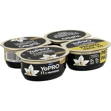 Yogur Danone Yopro Cuchara Vainilla 120 Gr Pack 4