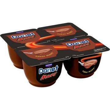Natillas Danone Danet Mars 115 Gr Pack 4