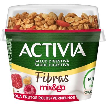 Yogur Danone Activia Mix&go Muesli Y Frambuesa 170 Gr