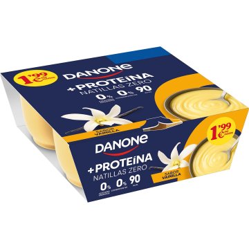 Natillas Danone Proteína Vainilla 115 Gr Pack 4