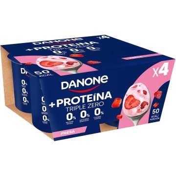 Iogurt Danone Proteïna Maduixa 100 Gr Pack 4
