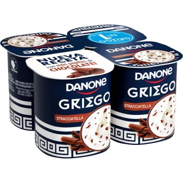 Yogur Danone Griego Stracciatella 110 Gr Pack-4