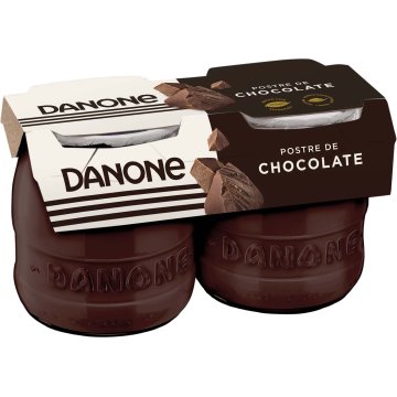 Yogur Danone Postre Chocolate 125 Gr Pack 2
