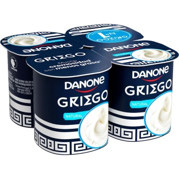 Yogur Danone Griego Natural 110 Gr Pack 4