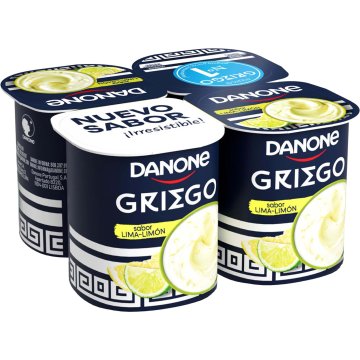 Yogur Danone Griego Lima-limón 110 Gr Pack 4