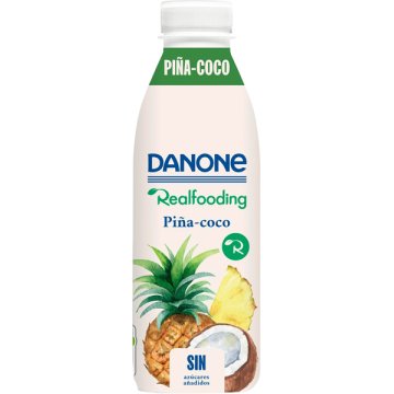 Yogur Danone Drink Real Fooding Piña-coco 525 Gr