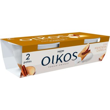 Iogurt Danone Oikos Poma I Canyella 110 Gr Pack 2