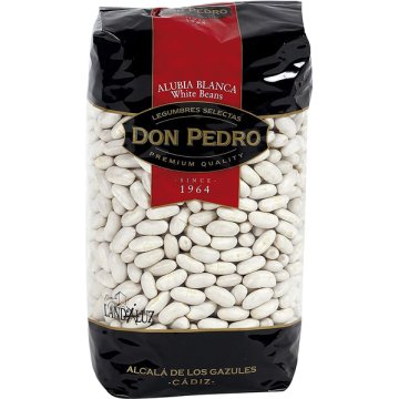 Alubias Pedro Blancas Secas Bolsa 1 Kg