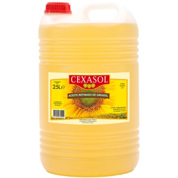 Aceite De Girasol Cexasol Bidón 25 Lt