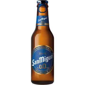 Cerveza San Miguel 0.0 % Vidrio 25 Cl