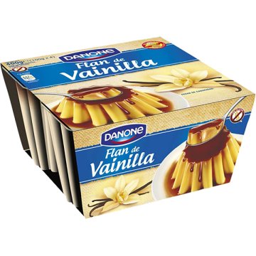 Flan Danone Vainilla Pack 4