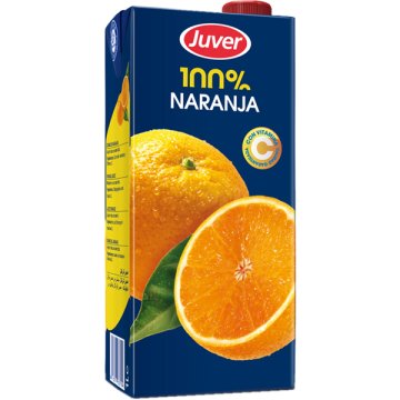 Zumo Juver 100% Naranja Brik 1 Lt