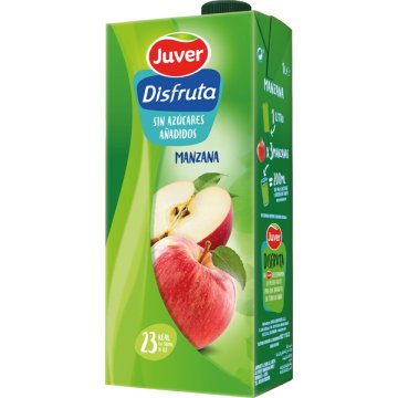 Zumo Juver Disfruta Manzana 50% Mínimo Brik 1 Lt