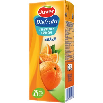 Zumo Juver Disfruta Naranja Sin Azúcar 50% Mínimo Brik 20 Cl
