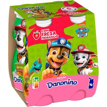 Iogurt Danonino Bebedino Maduixa 100 Gr Pack 4