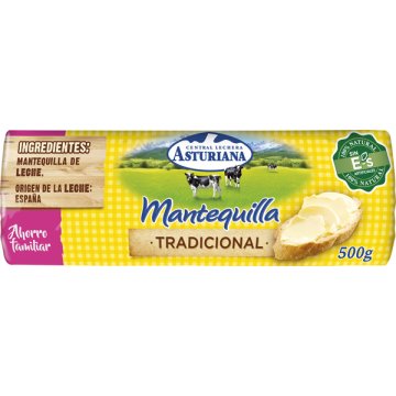 Mantequilla Asturiana Rulo 500 Gr