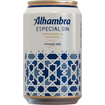 Cerveza Alhambra 0.0 % Lata 33 Cl