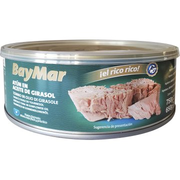 Atun Baymar Easy Peel En Aceite De Girasol Lata Ro 750 Gr