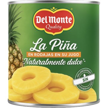 Piña Del Monte En Su Jugo Rodajas Lata 820 Gr
