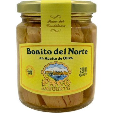 Bonito Paco Lafuente Del Norte En Aceite De Oliva Tarro 220 Gr