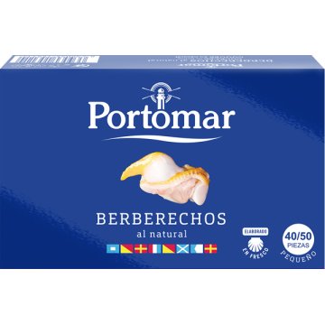 Escopinyes Portomar Al Natural 40/50 Llauna Rr 120 Gr
