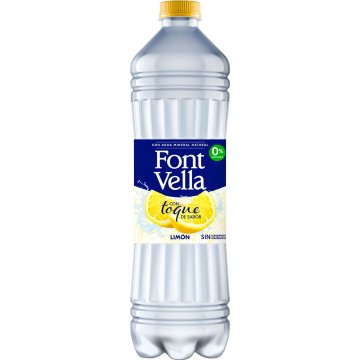 Agua Font Vella Con Toque De Sabor Limón Pet 1.15 Lt