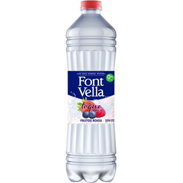 Agua Font Vella Con Toque De Sabor Frutos Rojos Pet 1.15 Lt