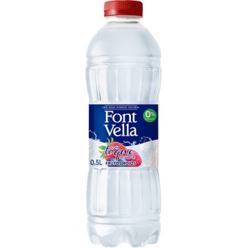 Agua Font Vella Con Toque De Sabor Frutos Rojos Pet 50 Cl