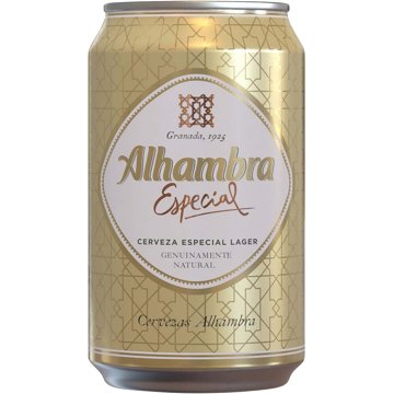 Cerveza Alhambra Especial Lata 33 Cl