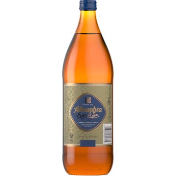 Cerveza Alhambra 0.0 % Vidrio 1 Lt