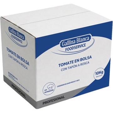 Tomate Gallina Blanca Triturado Bag In Box 10 Kg